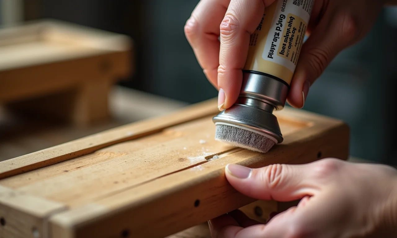 Evitando rachaduras em artesanato de madeira.