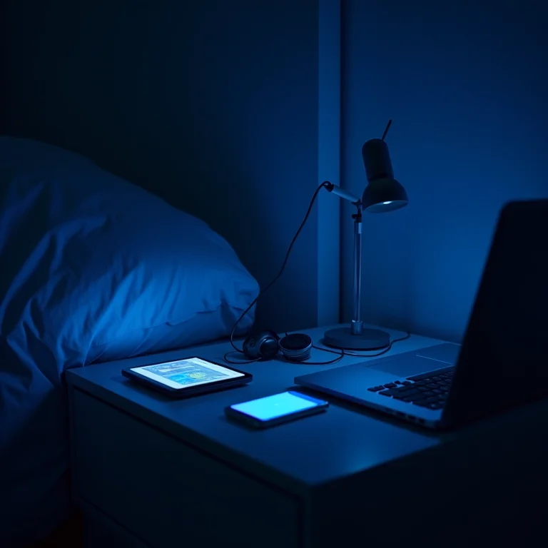 Excesso de aparelhos eletrônicos no quarto