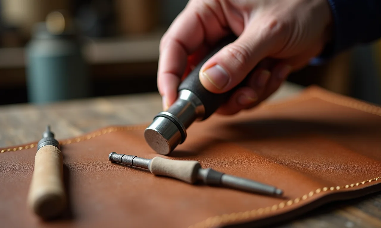 Ferramentas de acabamento para couro.