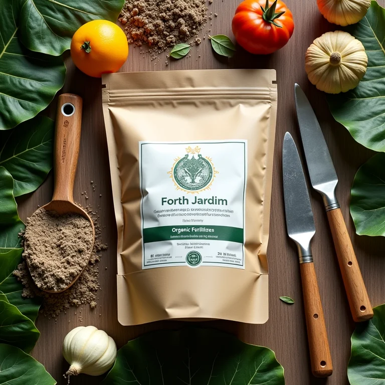 Fertilizantes orgânicos da marca Forth Jardim