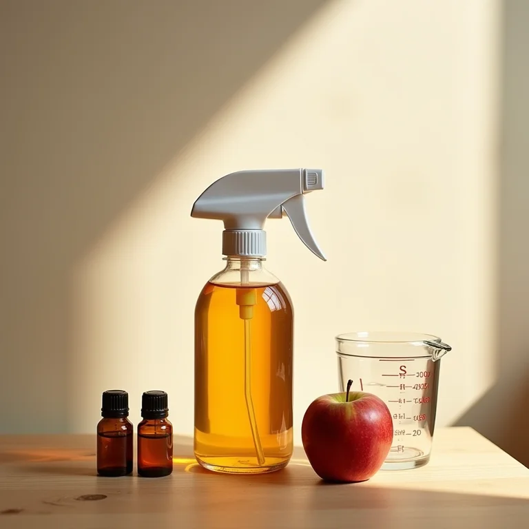 Guia prático com ingredientes e utensílios para usar vinagre de maçã no cabelo