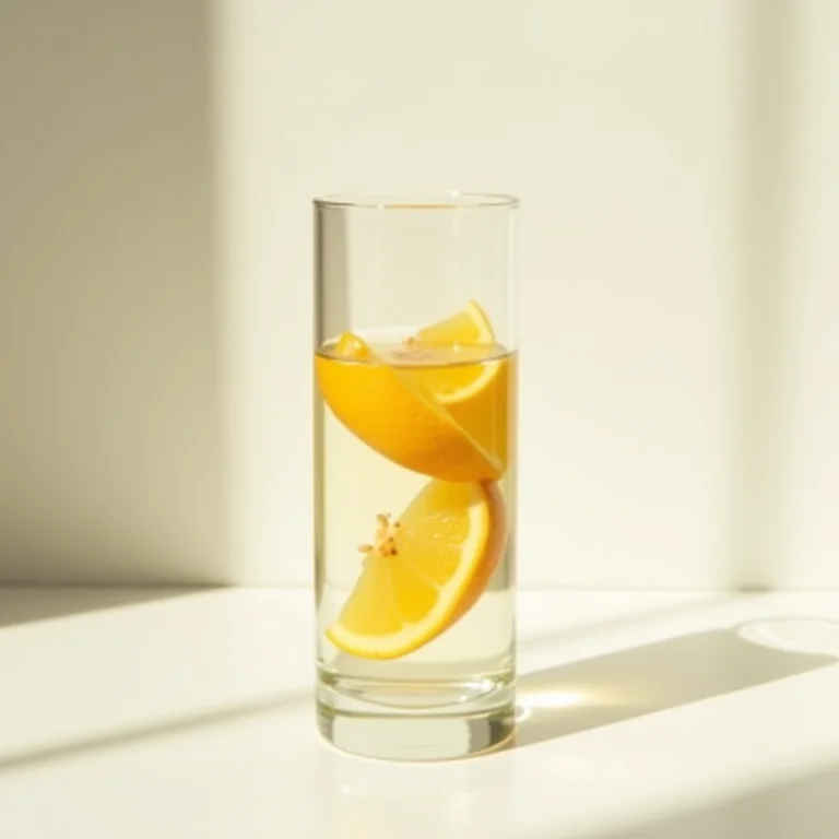 Hidratação com água e frutas