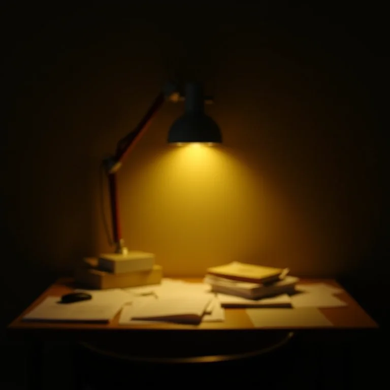 Iluminação inadequada em um home office pequeno