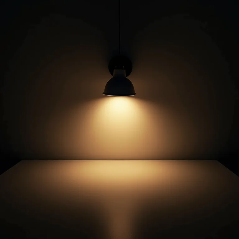 Iluminação inadequada em um home office