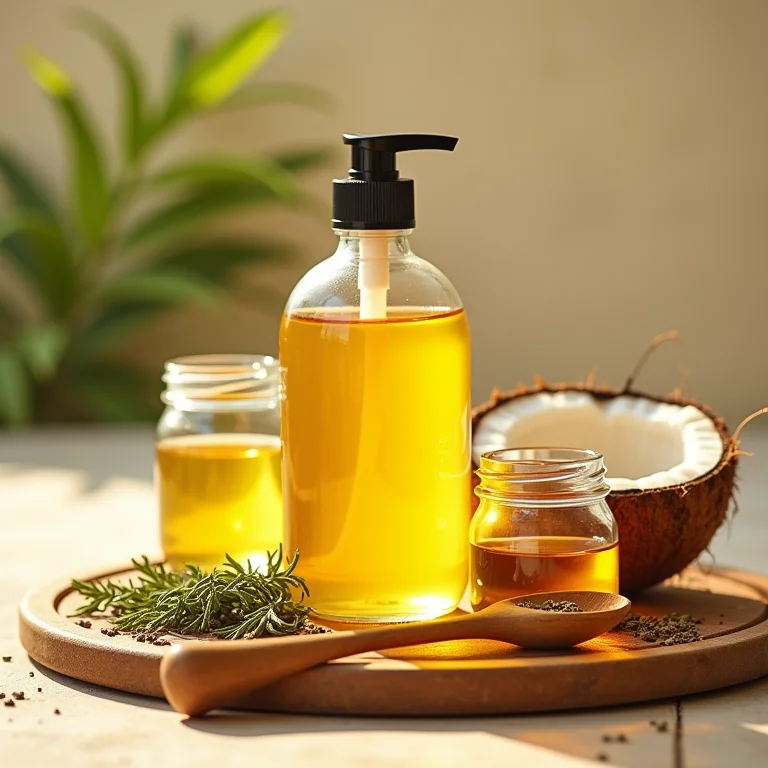 Ingredientes naturais para shampoo sólido artesanal