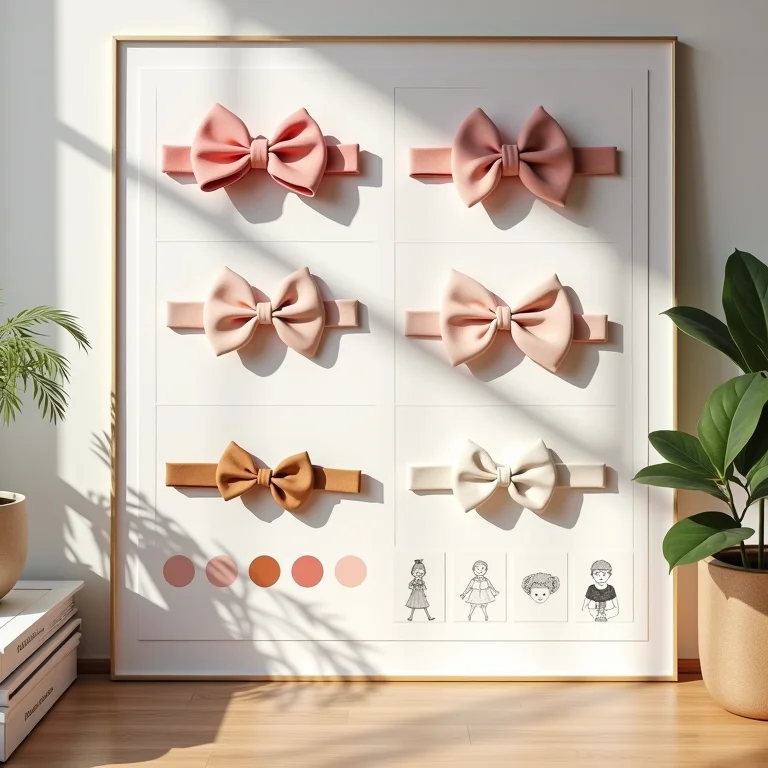 Inspirações para criar laços de bebê