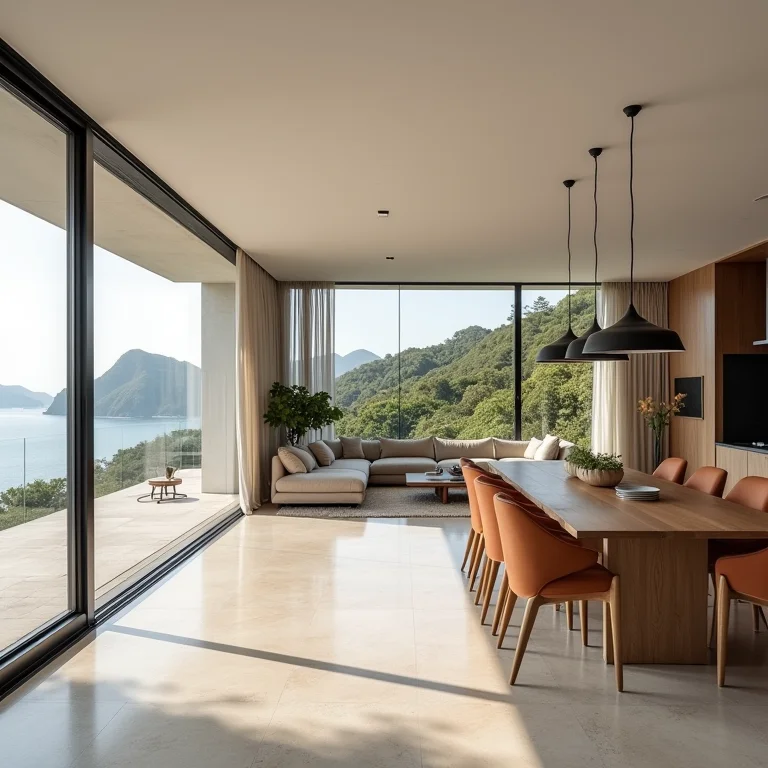 Integração de espaços em casa no Rio de Janeiro