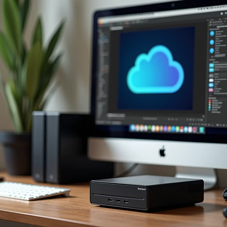 Interface de software de gerenciamento de fotos em um computador.