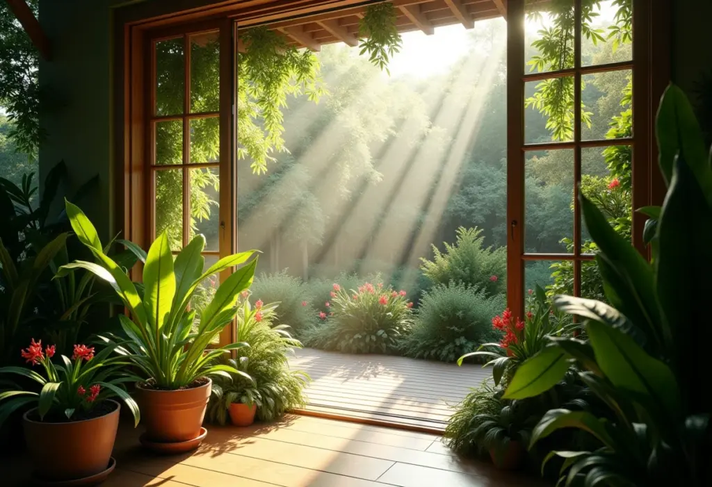 Iluminação para jardim de inverno pequeno: 7 erros para evitar JÁ! Jardim de inverno pequeno com iluminação suave e convidativa