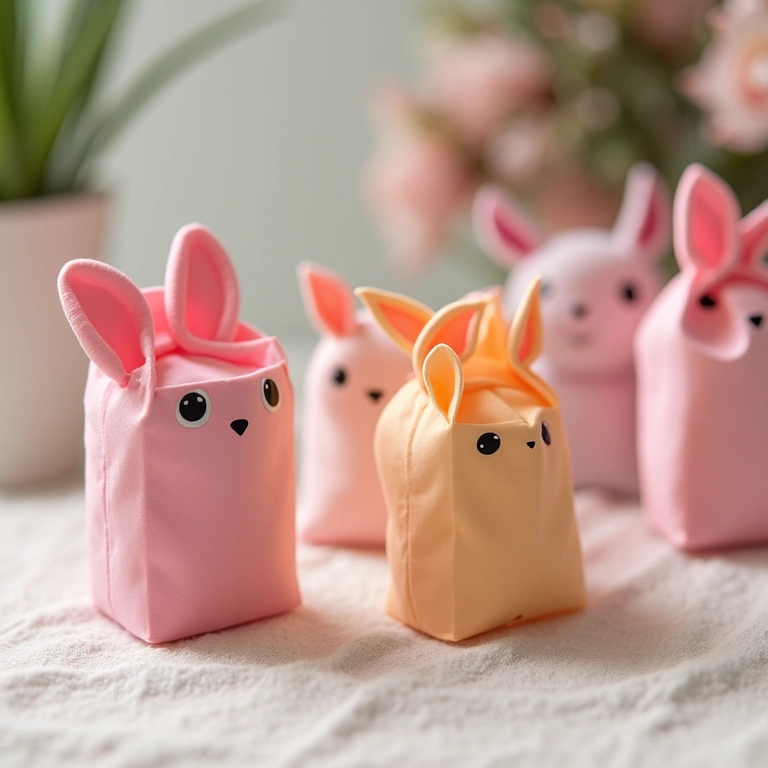 Lembrancinhas personalizadas de festa infantil feitas de EVA.