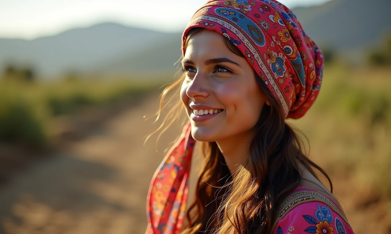 Lenço na cabeça: um toque boho para um visual único.