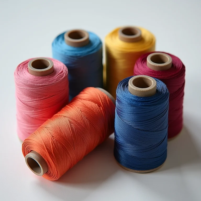 Linhas de bordado coloridas e resistentes para customizar jeans.