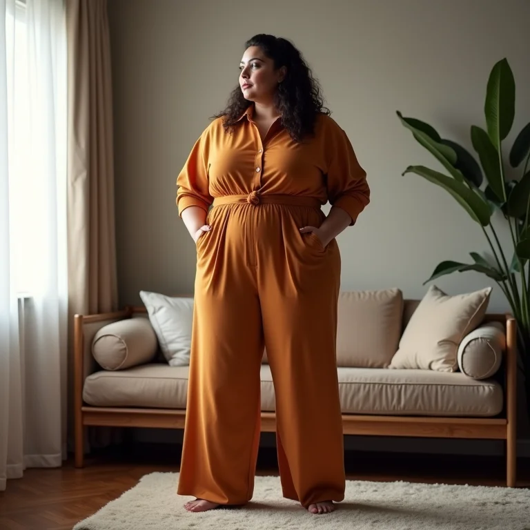 Macacão pantalona confortável e estiloso