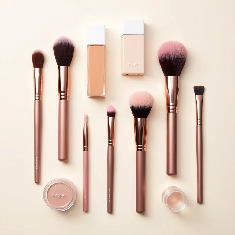 Marcas de pincéis de maquiagem