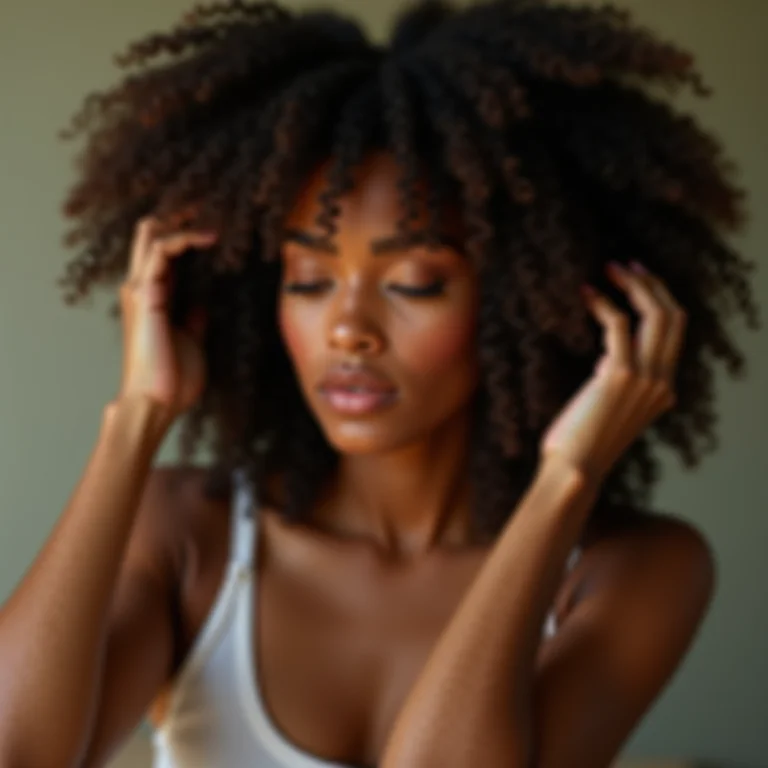 Massagem no couro cabeludo para combater a caspa