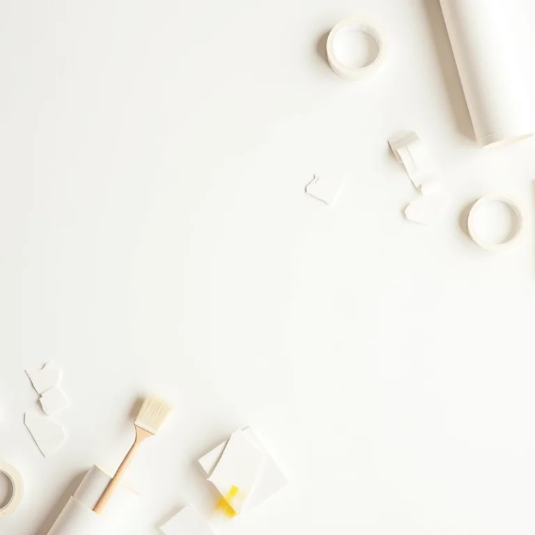 Materiais necessários para criar uma pintura geométrica na parede