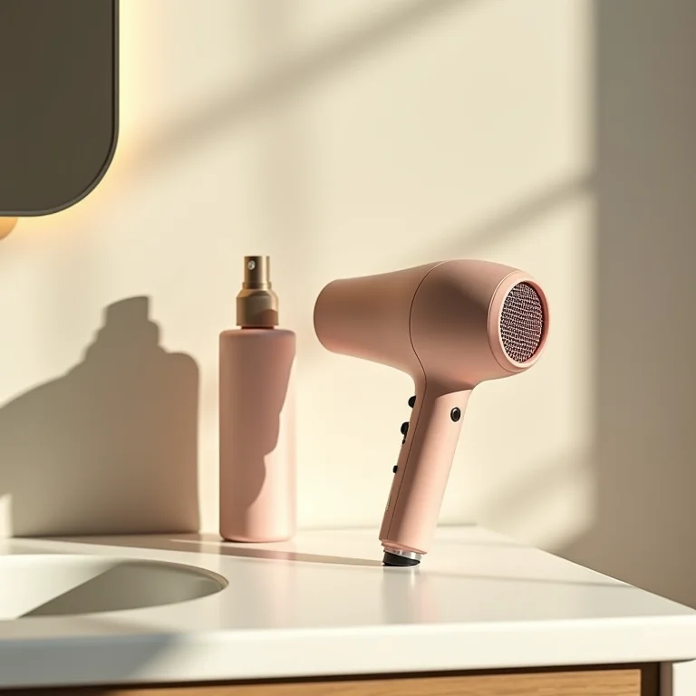 Mini secador de cabelo para viagem