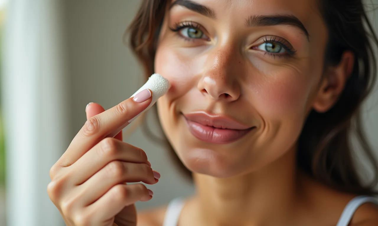 Misturando iluminador com hidratante para glow natural