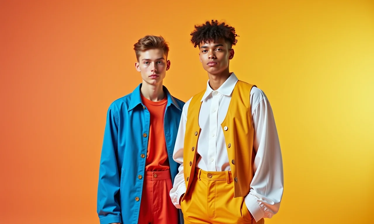 Modelos usando roupas agênero da Amaro.