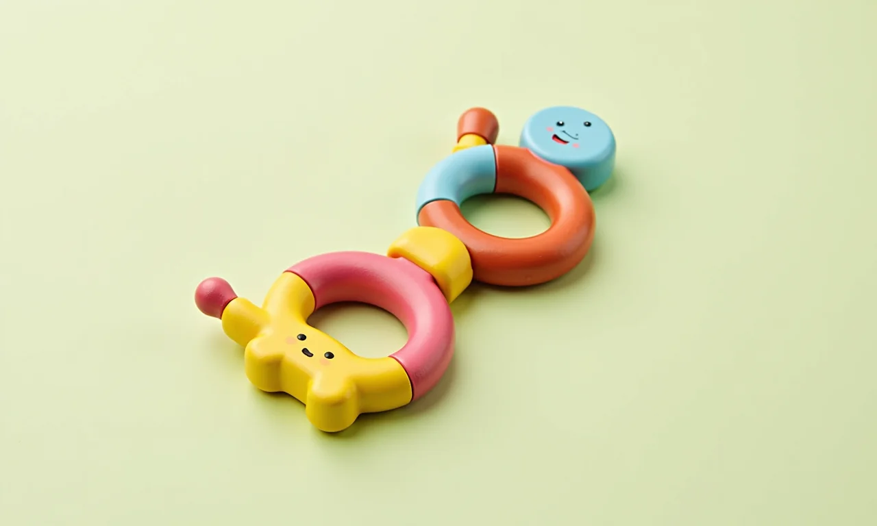 Mordedor de madeira Grimm's para bebês.