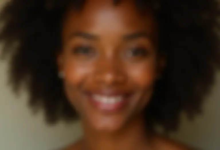 Mulher madura com maquiagem leve e elegante.