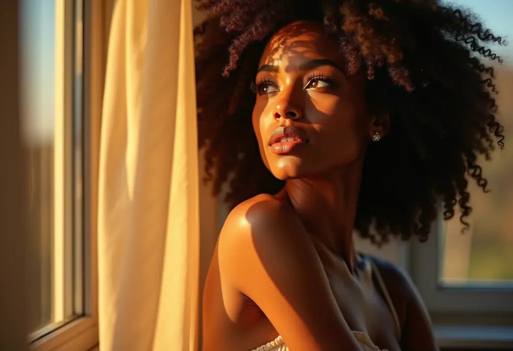 Vênus nos signos: como o amor se expressa no seu mapa astral Mulher radiante sob a luz do sol, representando a beleza e o amor