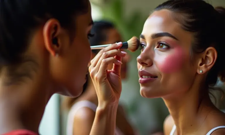 Mulheres brasileiras diversas usando maquiagem cruelty-free.