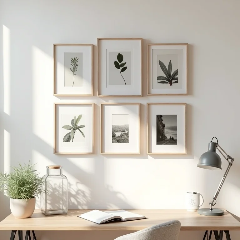 Mural de fotos e artes em quarto de menina Tumblr