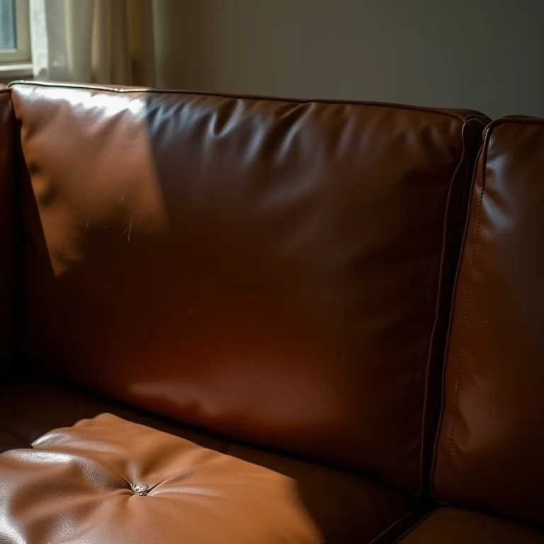 Não investir em qualidade para sofá de couro marrom