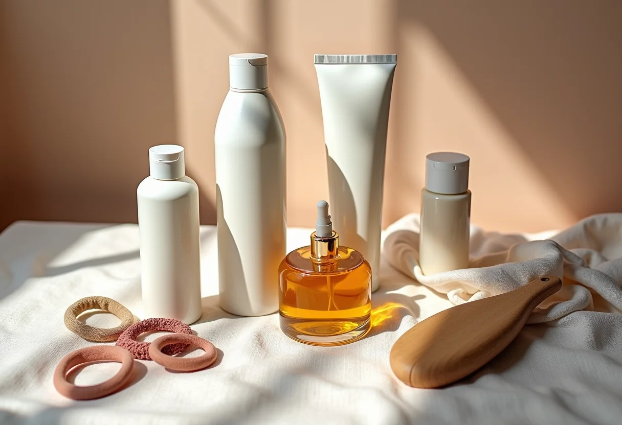 Necessaire de cabelo completa para viagem