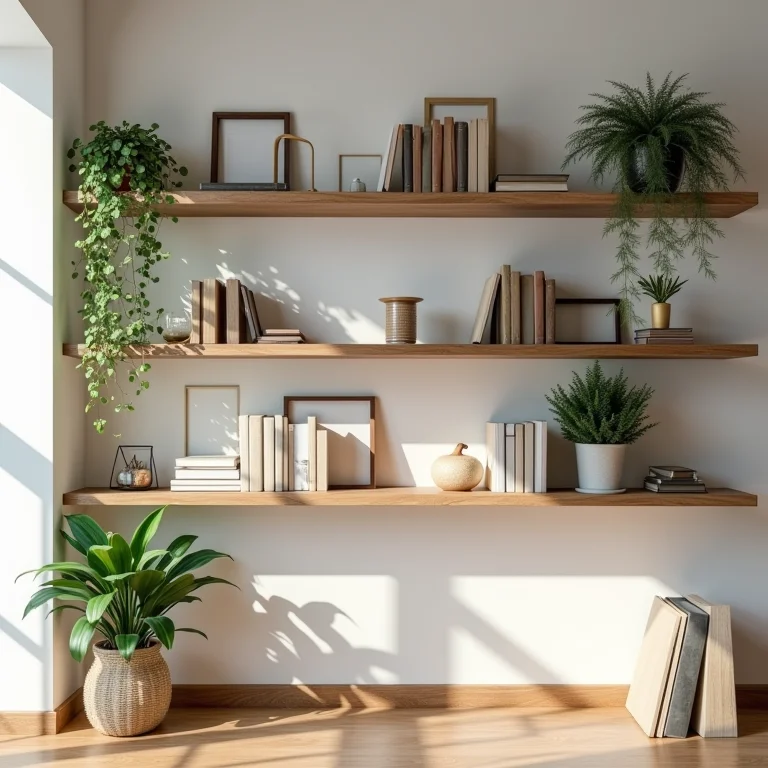 Nichos e prateleiras decoradas com charme