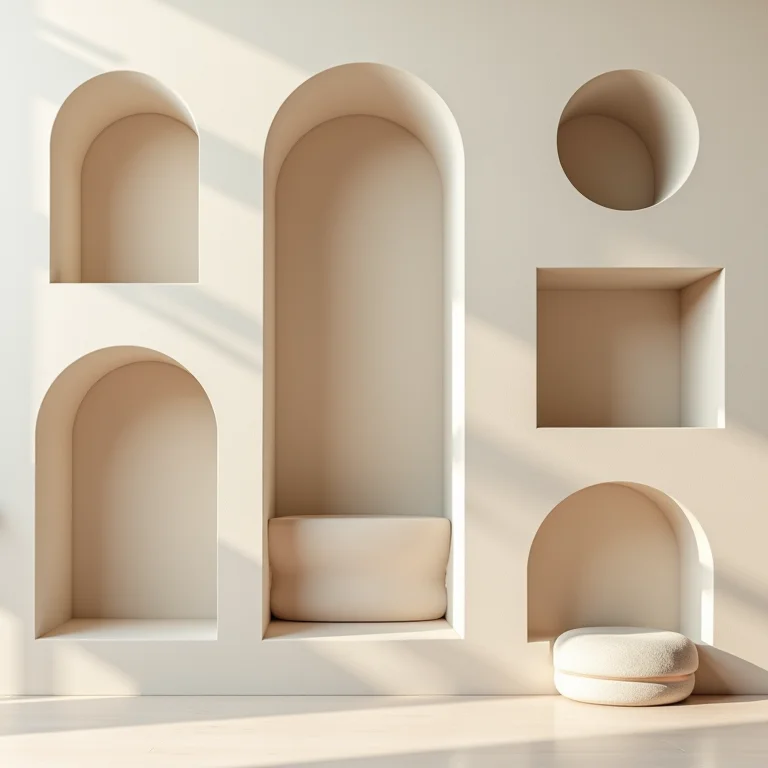 Nichos modulares com diferentes configurações