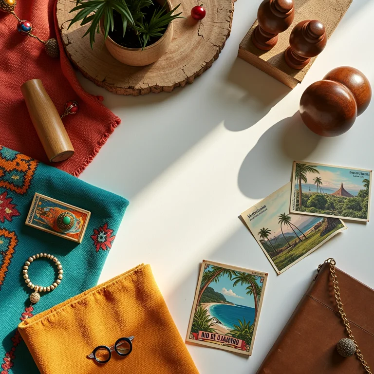 Objetos de decoração que representam o Rio de Janeiro