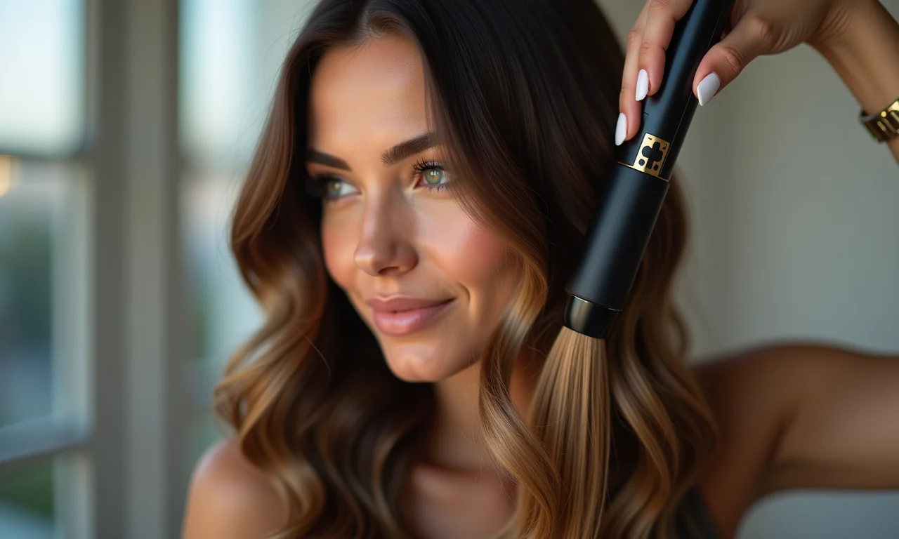 Ondas com babyliss em cabelo liso: o toque final perfeito.