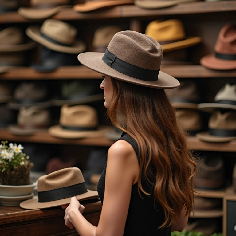 Onde comprar chapéus borsalinos femininos no Brasil.