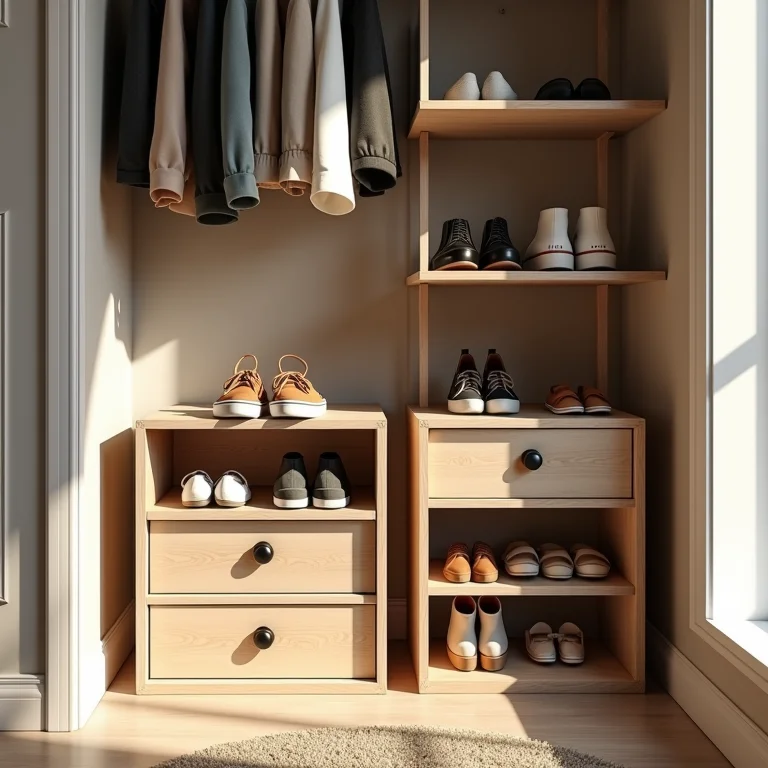 Organizadores e prateleiras feitos com caixotes de feira