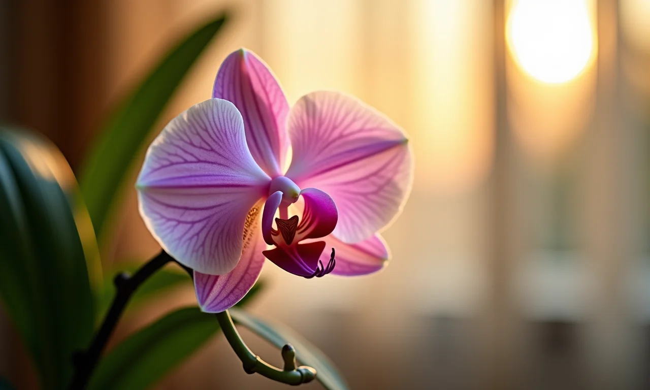 Orquídea em flor, representando beleza e sofisticação.