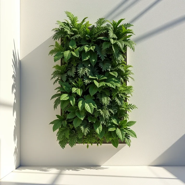 Painéis modulares para jardins verticais