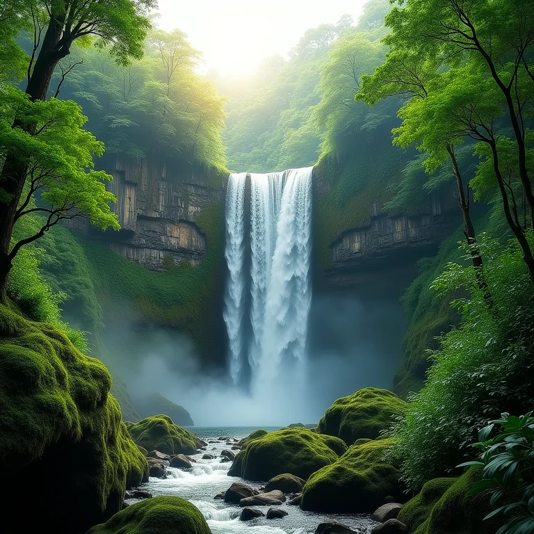 Paisagem exuberante de Trinidad e Tobago mostrando a natureza tropical