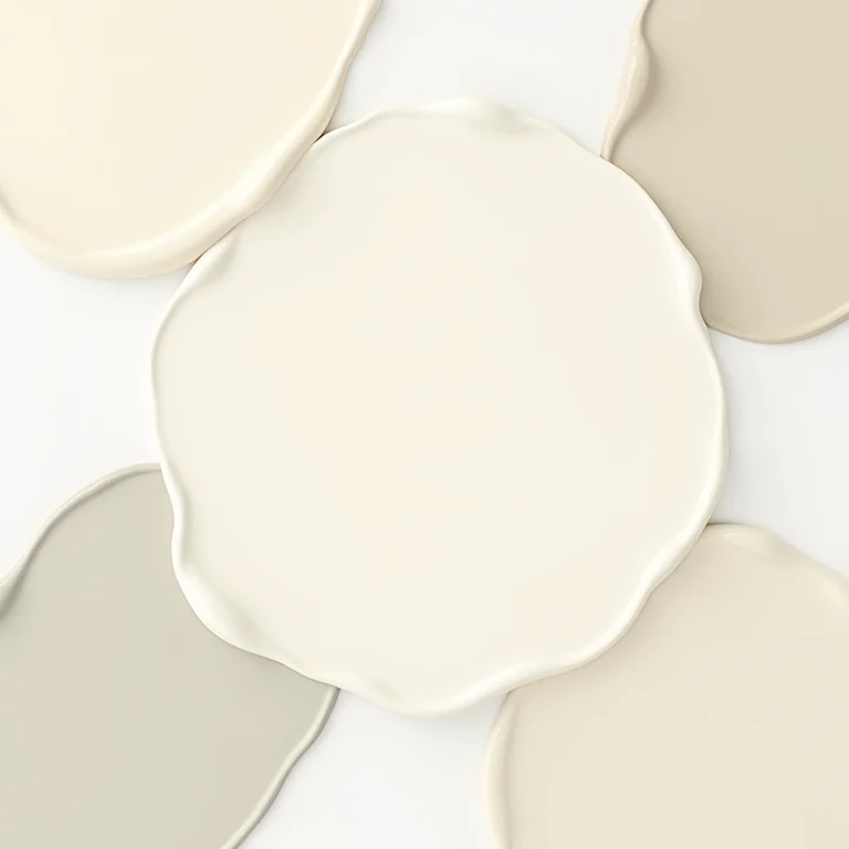 Paleta de cores neutras para home office