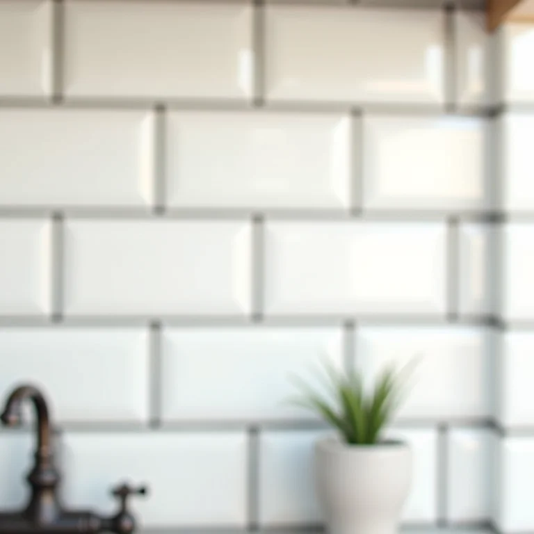 Paredes de cozinha com ladrilhos subway