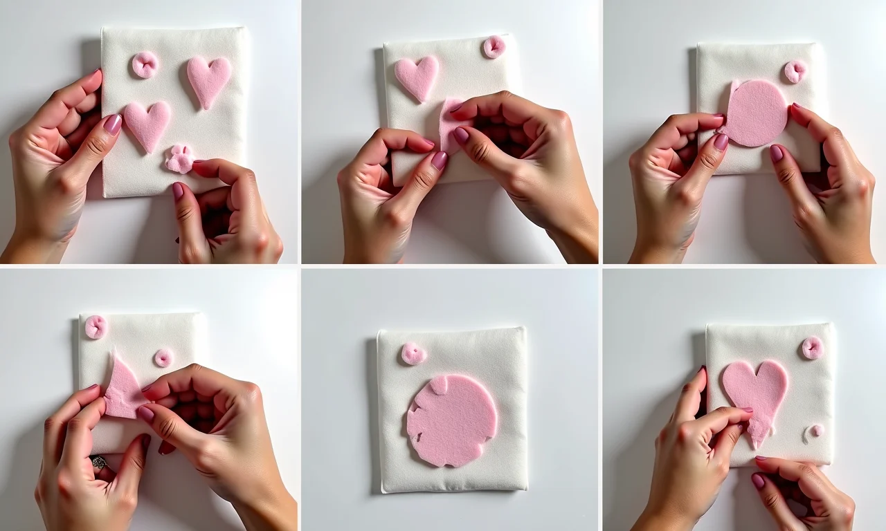 Passo a passo de como fazer um livro sensorial de feltro.