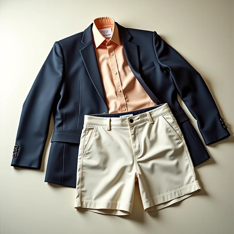 Peças de alfaiataria combinando com a bermuda para um look sofisticado