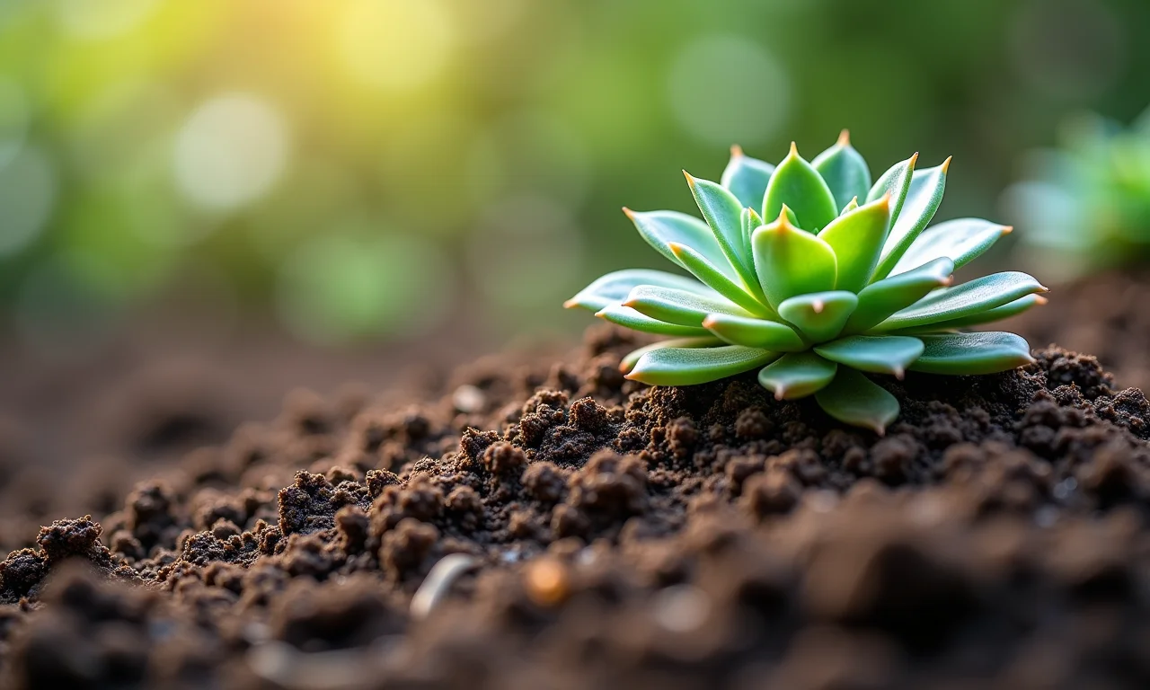 Perlita misturada ao solo, leveza e aeração para as raízes.