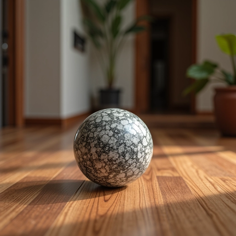 Peso de porta de argila ou cerâmica em casa brasileira.