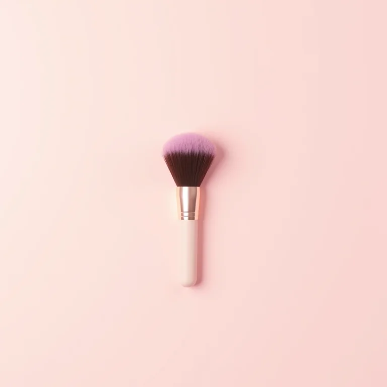 Pincel duo fiber de maquiagem