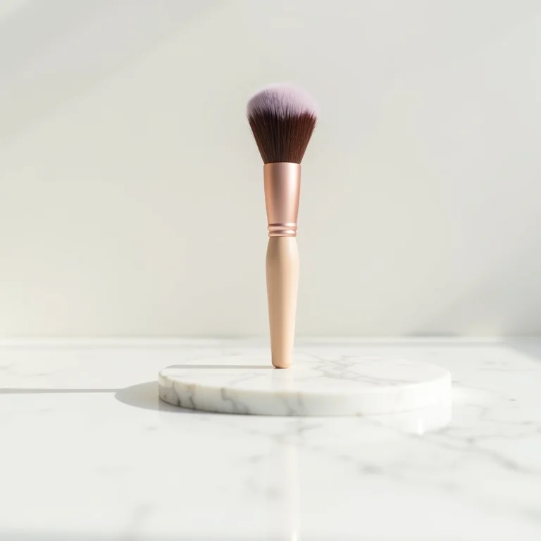 Pincel kabuki de maquiagem