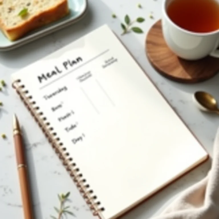 Planejamento do cardápio semanal para marmitas