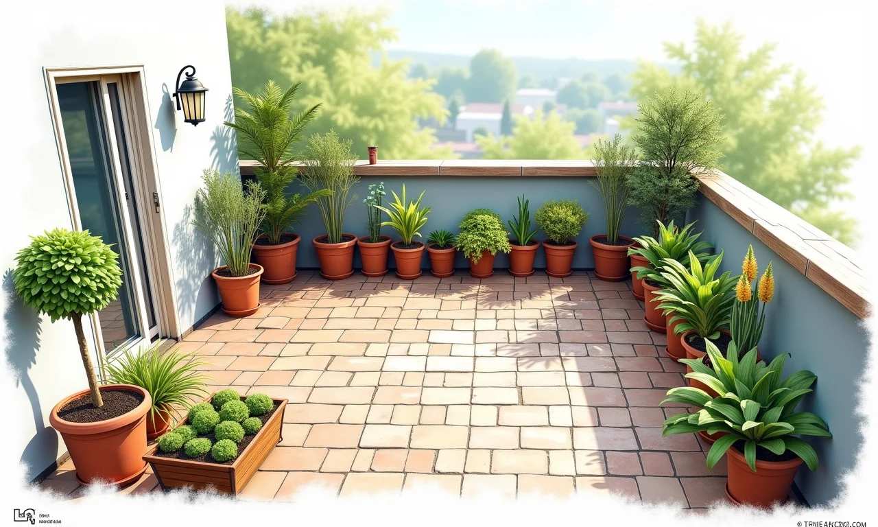 Planta da horta mostrando o espaço disponível.