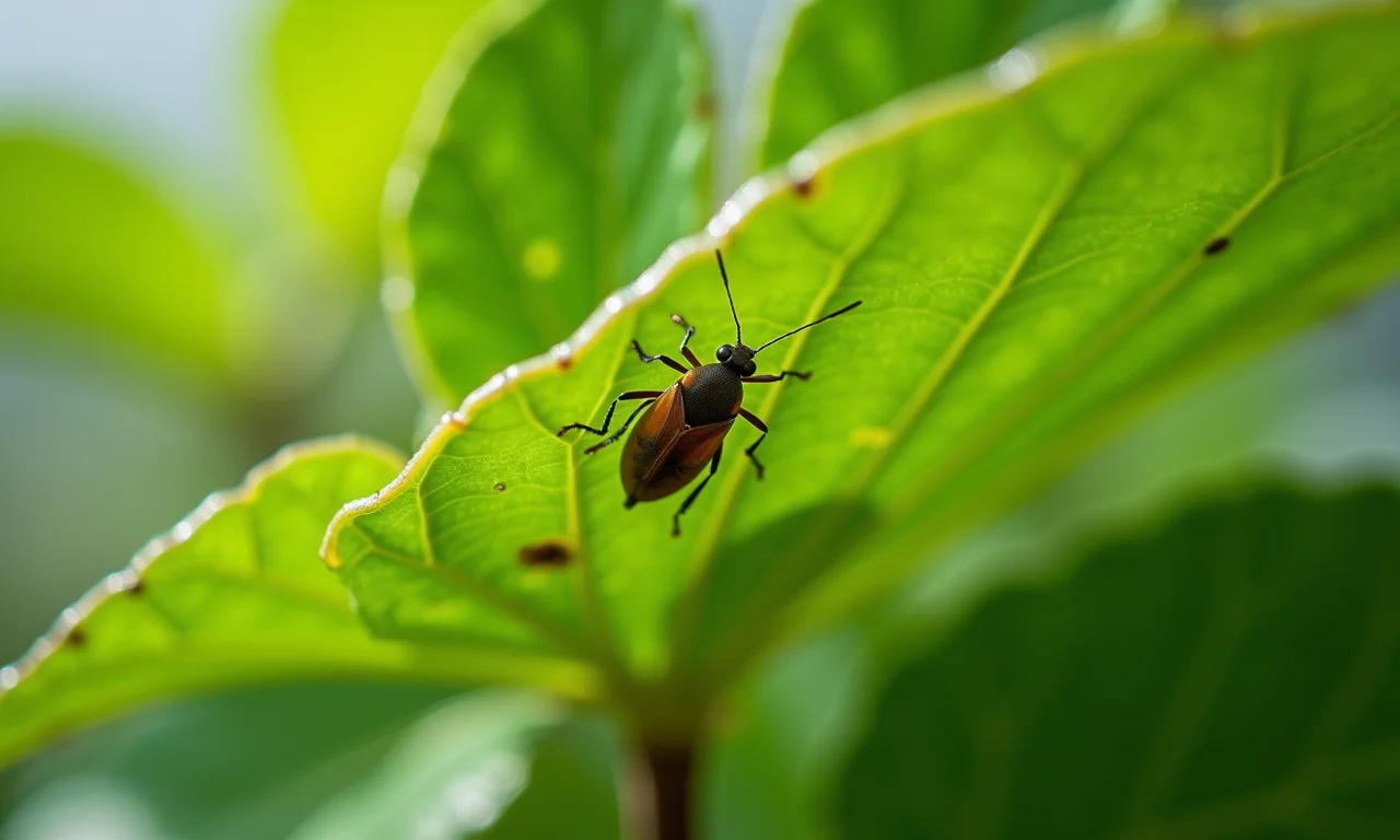 Planta de sombra com pragas na varanda.